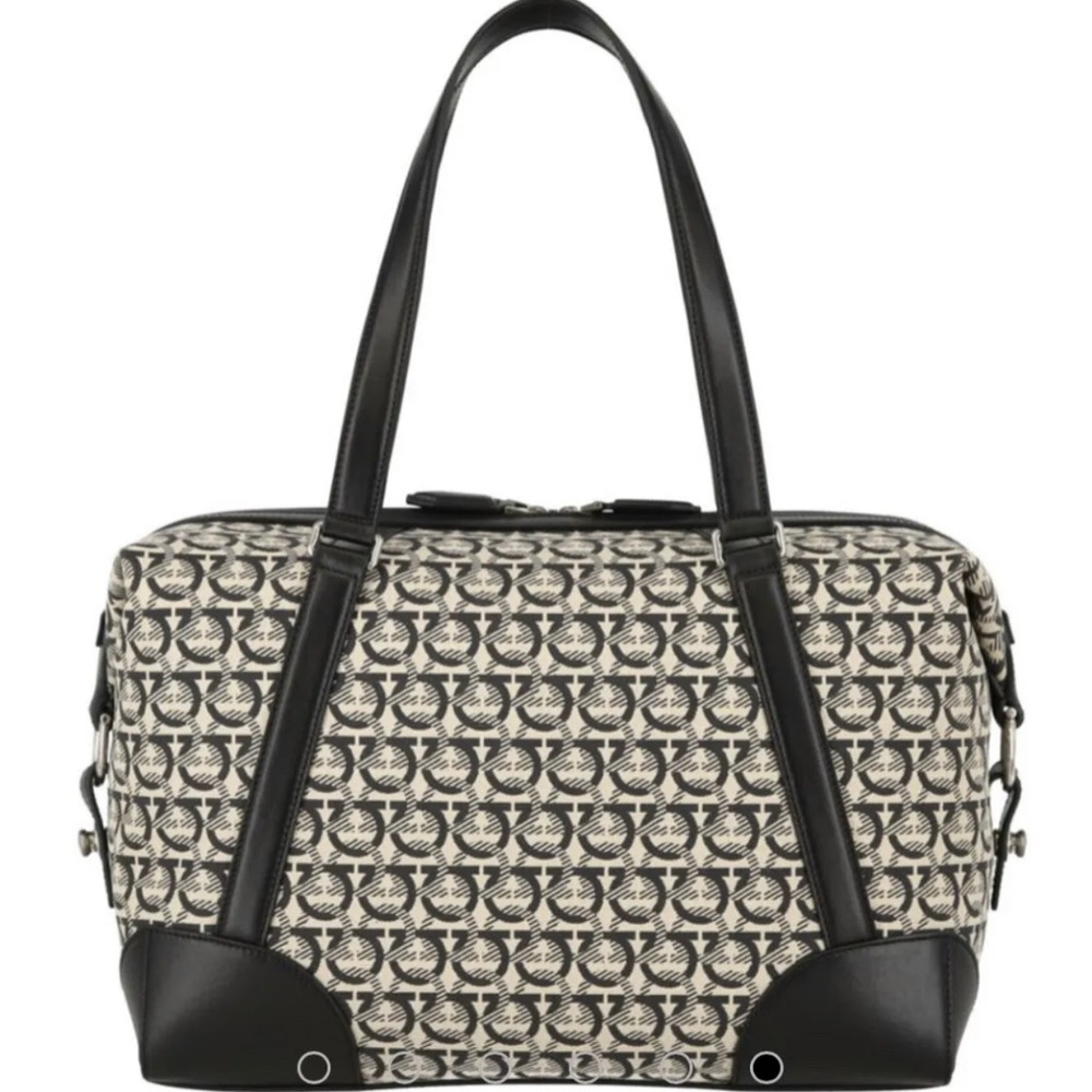 SALVATORE FERRAGAMO GANCINI MONOGRAM TRAVEL BAG